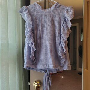 NWT Anthropologie gray sleeveless top